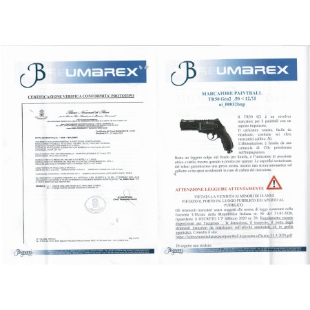 UMAREX TR50 G2 PAINTBALL .50 NI 00032BNP